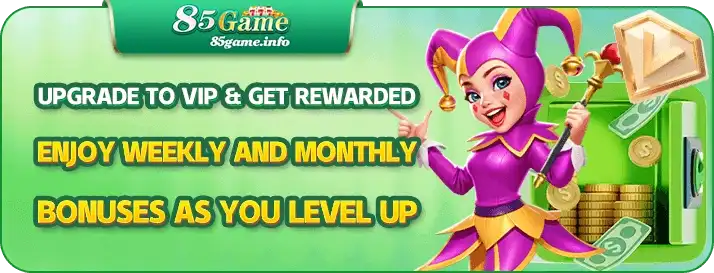 85GAME app referral promotion with bonus rewards for inviting friends